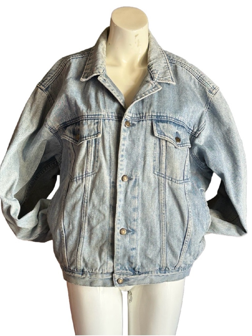 Vintage Bugle Boy Denim Light Wash Jacket